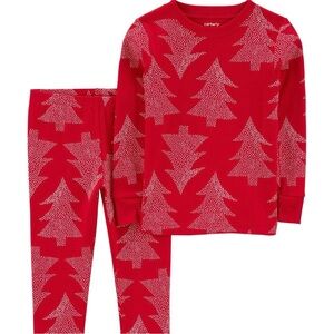 CARTE’S Festive Red Pajama Set NWOT